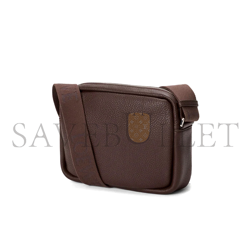 LOEWE MEDIUM PEBBLE MESSENGER BAG IN SUPPLE GRAINED CALFSKIN BANBA73X08 (23*18*9cm)